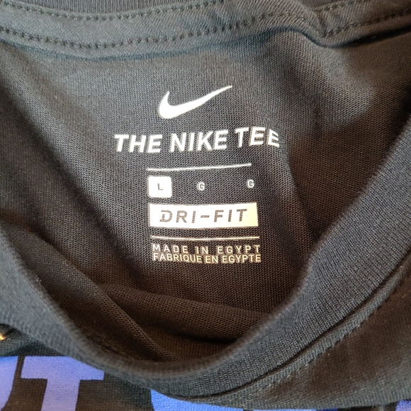 Nike Dri Fit T- Shirt Shut Up And Hoop - Black XL - Picture 5 of 6